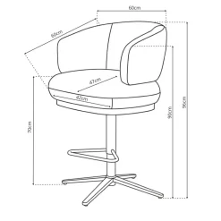 Clearance Barstoel Lola Barkrukken