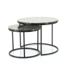 Clearance Bijzettafel set Romeo Bijzettafels|Salontafels Chevron-Right