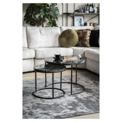 Clearance Bijzettafel set Romeo Bijzettafels|Salontafels Chevron-Right