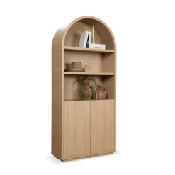 Outlet Boekenkast rond Santino Wandplanken|Boekenkasten