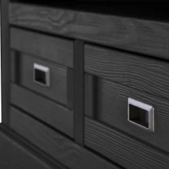 Outlet Boekenkast Toulouse Noir Vakkenkasten|Wandplanken