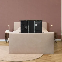Online Boxspring Media met TV-lift Boxsprings|Twijfelaars