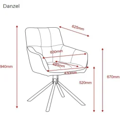 Sale Eetkamerstoel Danzel Eetkamerstoelen