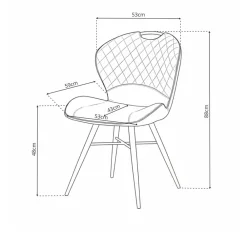 Hot Eetkamerstoel Grace Eetkamerstoelen
