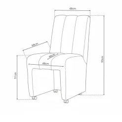 Discount Eetkamerstoel Liam Eetkamerstoelen