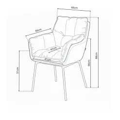 New Eetkamerstoel Luca Eetkamerstoelen
