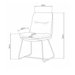 Clearance Eetkamerstoel Milou Eetkamerstoelen