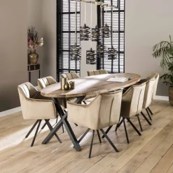 Discount Eetkamerstoel Raster 2 ST. Eetkamerstoelen