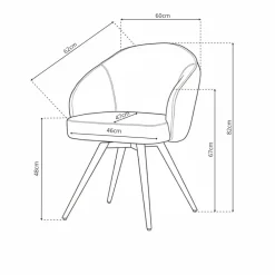 Eetkamerstoel Rosie Eetkamerstoelen
