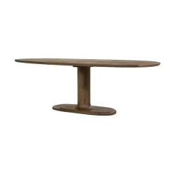 Outlet Eettafel Coco 240x110 cm - lichtbruin Eettafels Chevron-Right