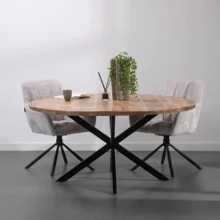 Discount Eettafel Loft rond Eettafels Chevron-Right