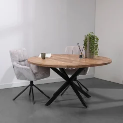 Discount Eettafel Loft rond Eettafels Chevron-Right