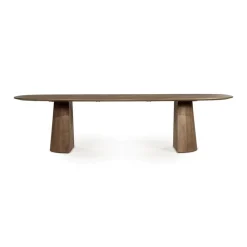 Online Eettafel Lune 300x105 cm - lichtbruin Eettafels Chevron-Right