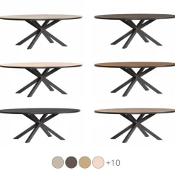 New Eettafel Sigrid Ovaal Eettafels Chevron-Right
