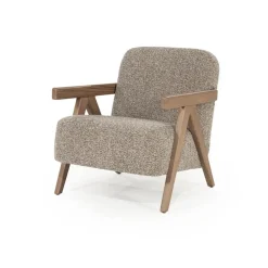 Clearance Fauteuil Francis - taupe Flou Fauteuils