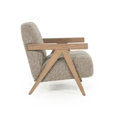 Clearance Fauteuil Francis - taupe Flou Fauteuils