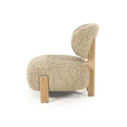 Outlet Fauteuil Reza naturel - taupe Bay Fauteuils