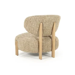 Outlet Fauteuil Reza naturel - taupe Bay Fauteuils