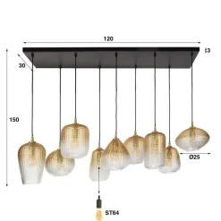Best Hanglamp 5+4 Dot Pattern Hanglampen