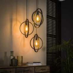 Hanglamp Around 3-lichts getrapt Hanglampen