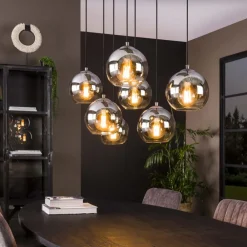 Sale Hanglamp Bubble Shaded 7-lichts Hanglampen