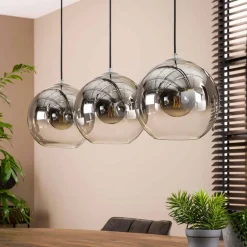 Hanglamp Bubble Shaded 3-lichts Hanglampen
