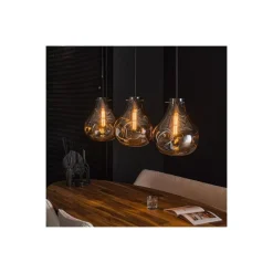 Outlet Hanglamp Dent glass 3-lichts Hanglampen