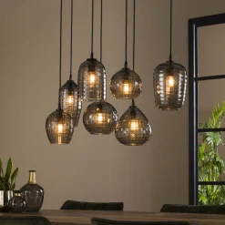 Clearance Hanglamp Hexagon Mix 7-lichts Hanglampen