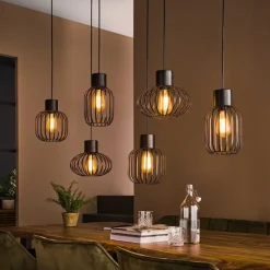 Sale Hanglamp Metal mix 6-lichts Hanglampen