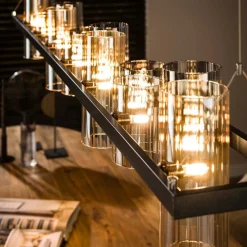 Online Hanglamp Mixed Glass 14 Lichts Hanglampen