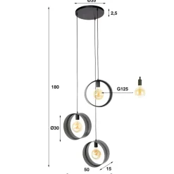 Best Hanglamp Ring geperforeerd M Hanglampen