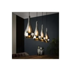 Outlet Hanglamp Silvo 4-lichts Hanglampen