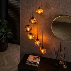 Discount Hanglamp Stellar 6-lichts Hanglampen
