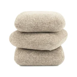 Discount Poef Taupe Poefs En Hockers|Decoratie