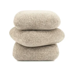 Discount Poef Taupe Poefs En Hockers|Decoratie