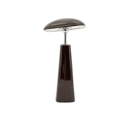 Quadra - dark brown Tafellampen