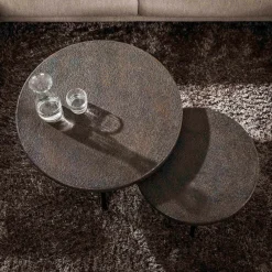 Best Salontafel Bulky Ferro set van 2 Salontafels Chevron-Right