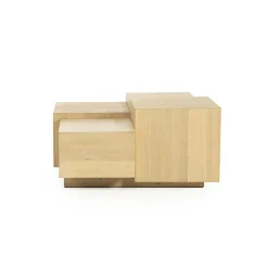 Hot Salontafel Quinten vierkant - naturel Salontafels Chevron-Right