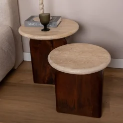 Discount Salontafel Senna, set van 2 Salontafels Chevron-Right