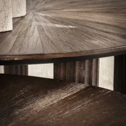 Best Salontafel set/2 driehoekig Maya teak Salontafels Chevron-Right
