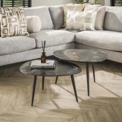 New Salontafel set/2 organisch fossil Salontafels Chevron-Right