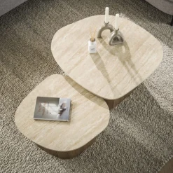 Salontafel set/2 Romano kiezel Salontafels Chevron-Right