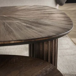 Outlet Salontafel set/2 vierhoekig Maya teak Salontafels Chevron-Right
