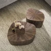 Online Salontafel set/2 XL vierhoekig Maya teak Salontafels Chevron-Right