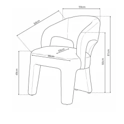 Outlet Stoel Vieve Eetkamerstoelen