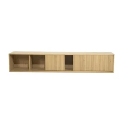 Outlet TV meubel Milo 240 cm - naturel Tv-Meubels