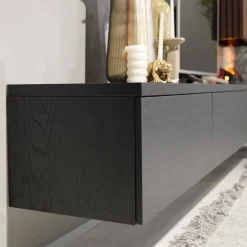 Sale TV-meubel Alessio | Zwevend incl. haard & schouw Tv-Meubels