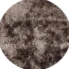 Clearance Vloerkleed LoveShaggy Taupe Rond