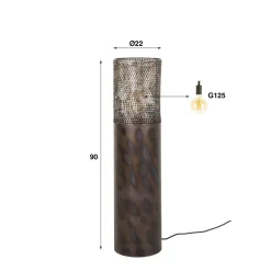 Clearance Vloerlamp Cilinder 90cm Vloerlampen