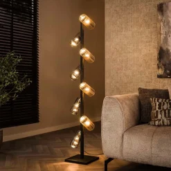 Online Vloerlamp Mixed Glass 8 Lichts Vloerlampen